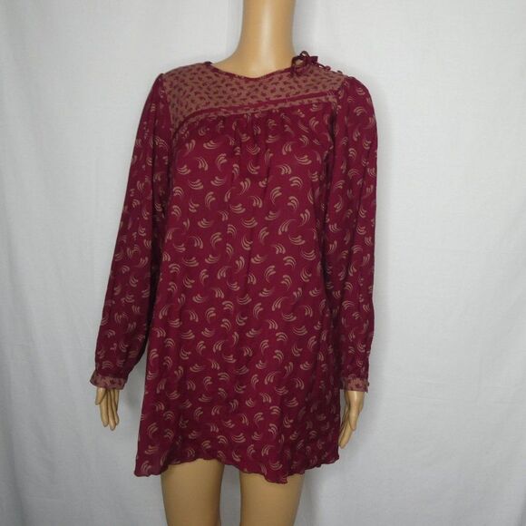 Lanz Originals CottageCore Tunic Blouse Dress Pckt - Picture 1 of 10